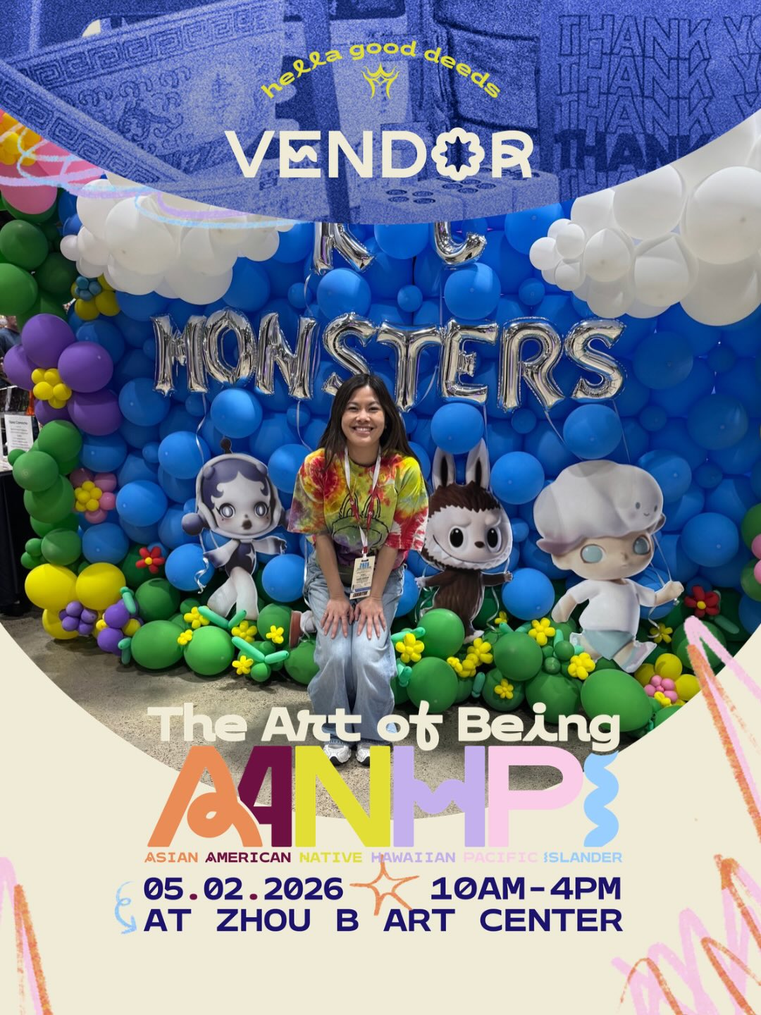 Join KC Monsters and @kcpinktrinketbox for @hellagooddeeds 6th Annual AANHPI Heritage Festival at @zhoubartcenterkc! 
Catch my booth for all your trinket needs and visit the Pink box where you take a trinket and leave a trinket! There will be AANHPI-owned vendors, catch live performances, peep the community fashion show, and bring the kids for the Kids Zone. Food trucks, art exhibits, wellness services – all in one place.

📅 Sat, May 2, 2026 | 10AM-4PM 
📍 Zhou B Art Center 

See you TOMORROW!!!