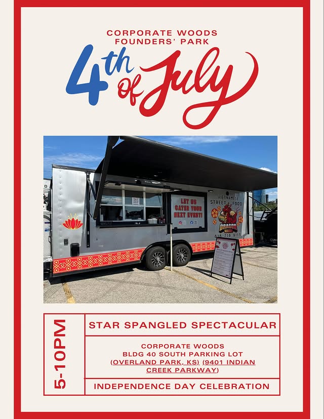 4TH OF JULY PLANS: SECURED! Catch Dragon Wagon at Star Spangled Spectacular! Vietnamese street food 