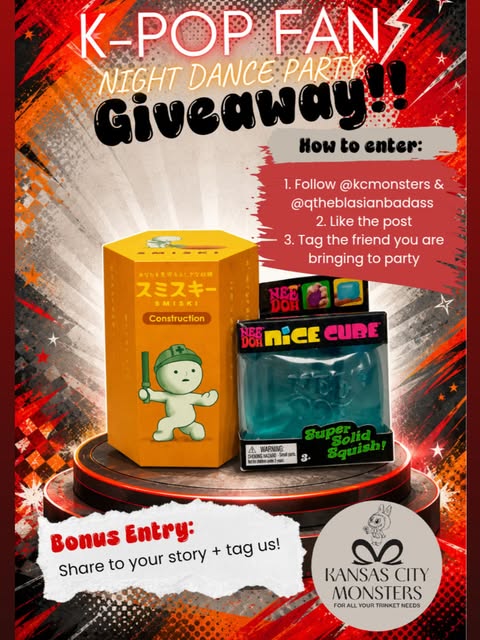 [Giveaway Closed] KC MONSTERS K-POP Fan Night Dance Party GIVEAWAY! #KCMonsters #KpopNight #Giveaway